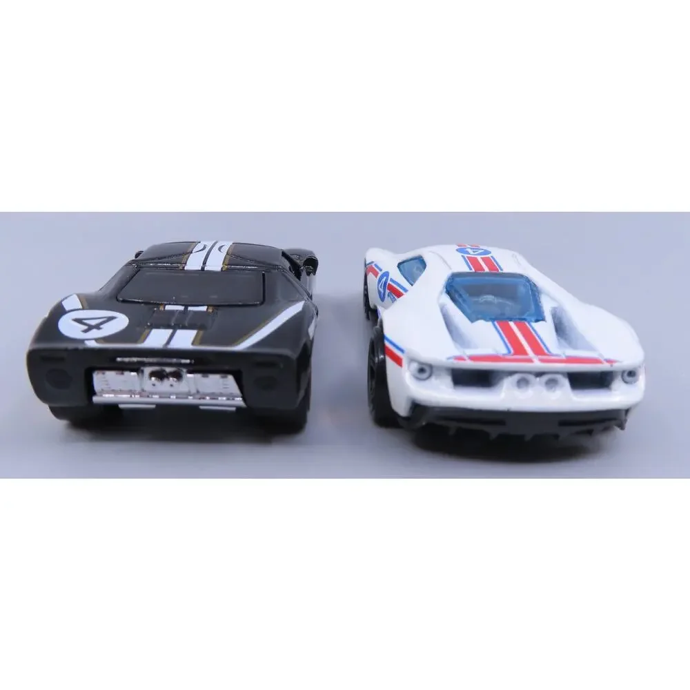 Hot Wheels FORD GT-40 & '17 Ford GT LOT of 2 Loose 1:64 Diecast Cars Mattel